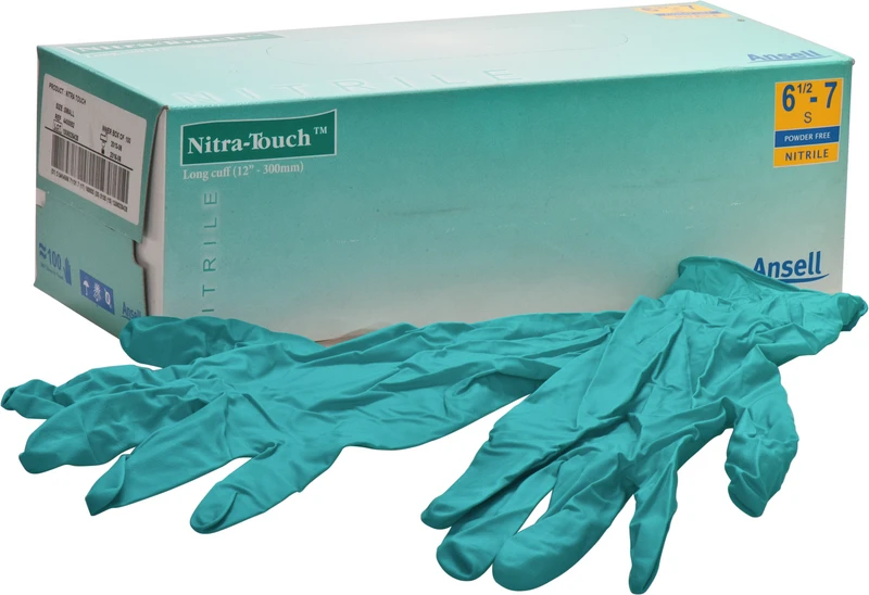 106461 - Nitra-Touch™ - Packung 100 Stück puderfrei, grün, S