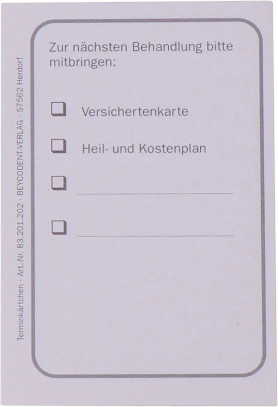 Stück 100 Blatt 5,6 x 8,5 cm