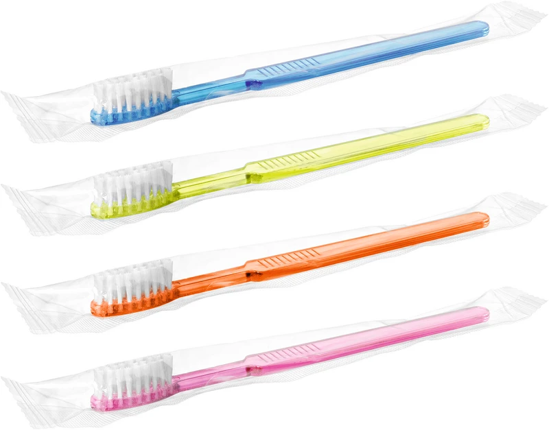 Packung 10  x 100 Stück mit Zahnpasta