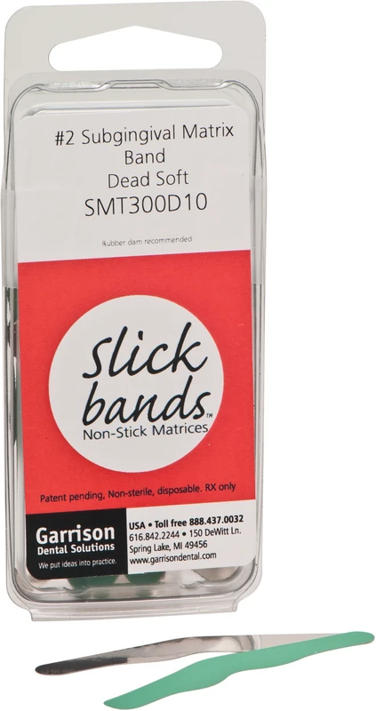 25673 - Composi-Tight® slick bands™ nach Tofflemire - Napa 100 Stück grün, bleitot, subgingival