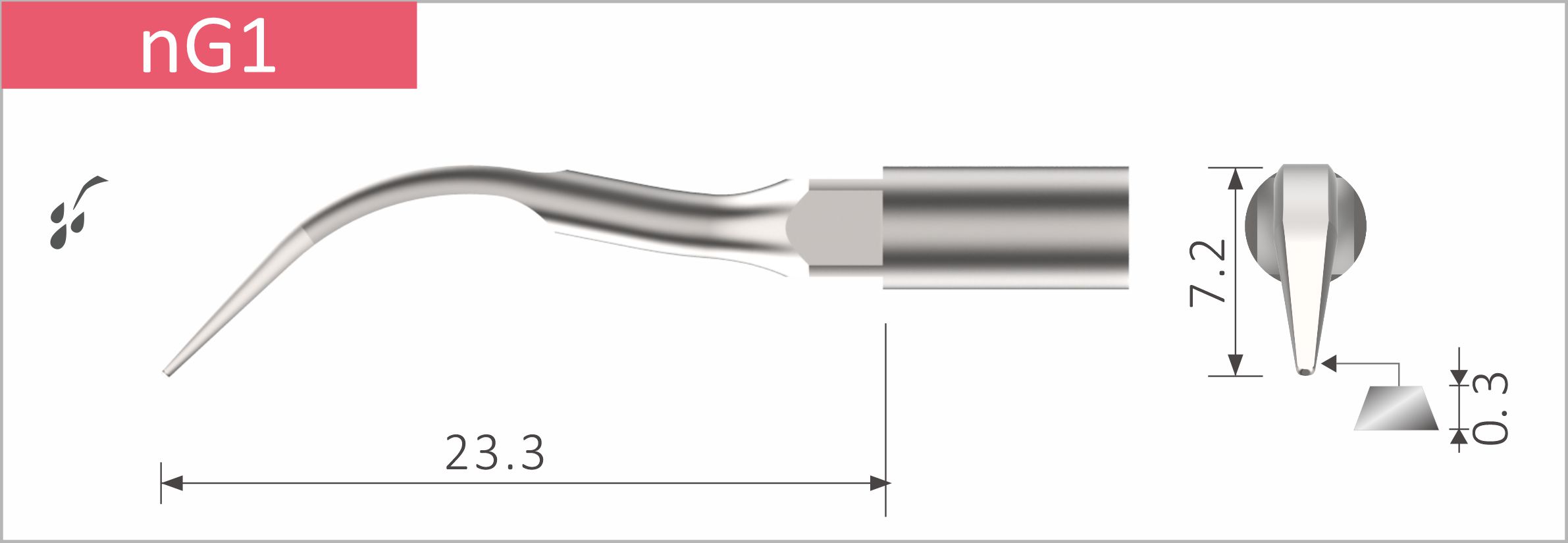  Stück, nG1 Piezo Scaler Universal. 
