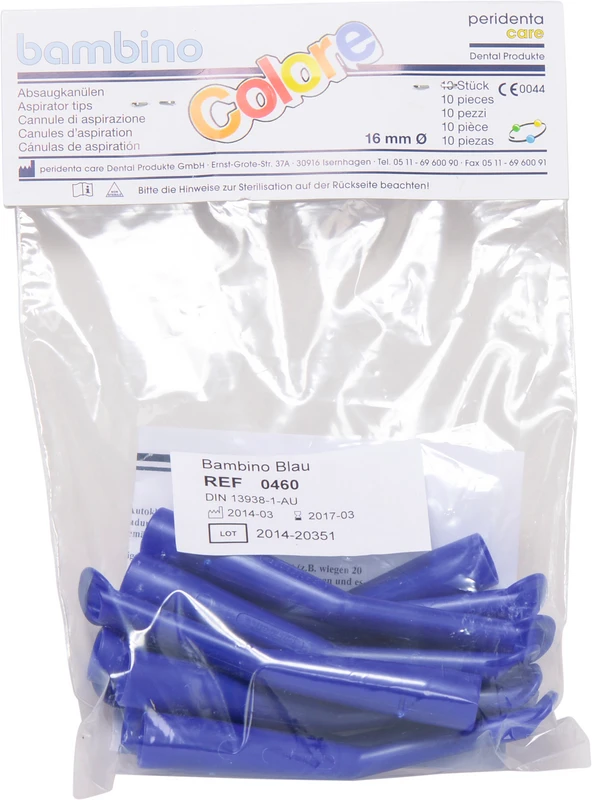 Packung 10 Stück blau Packung 10 Stück blau