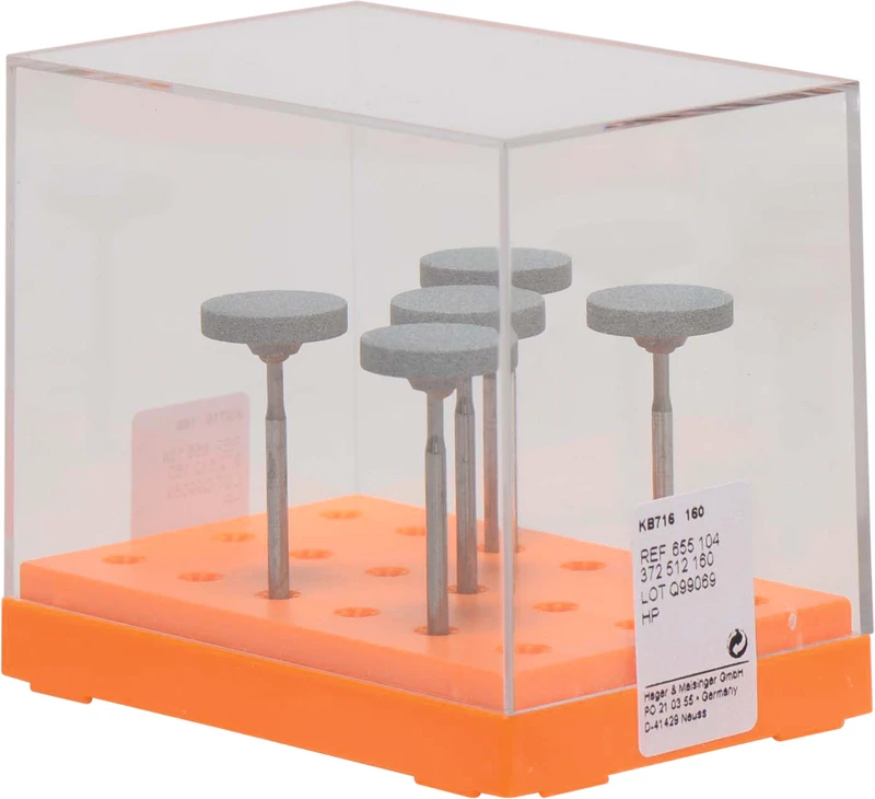 81578 - Keramische Schleifer KB716 - Packung 5 Stück grün fein, HP, Figur 372, 3 mm, ISO 160