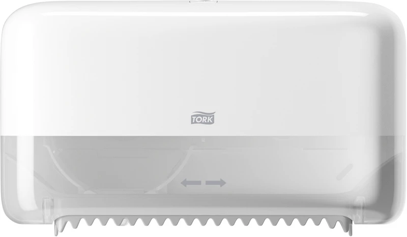 210290 - TORK® Doppelrollenspender Elevation - Stück T7 Midi, Doppelrolle horizontal, Kunststoff, weiß