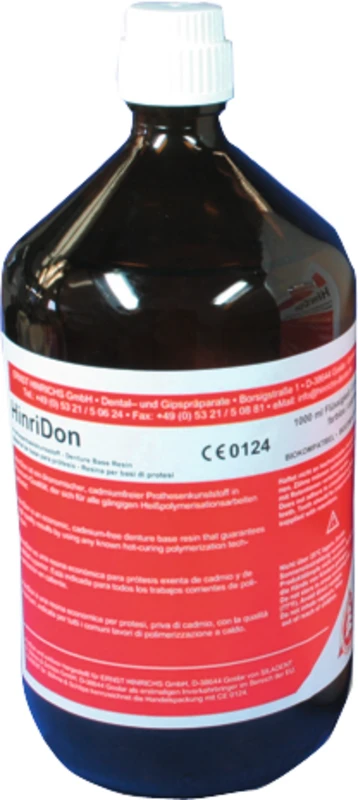 Flasche 1 Liter Flüssigkeit, farblos