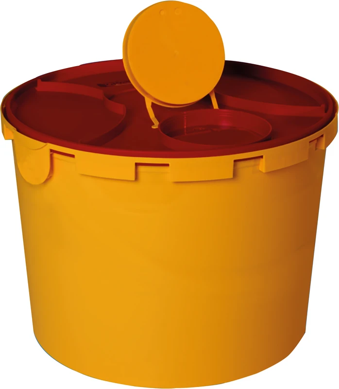 Stück 11 Liter rund, gelb, 220 mm