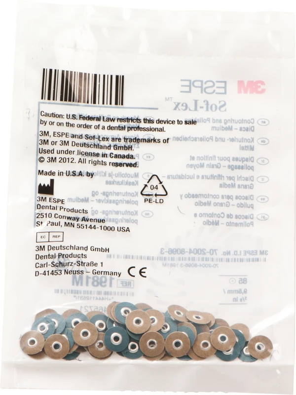 Packung 85 Scheiben Ø 9,5 mm, mittel