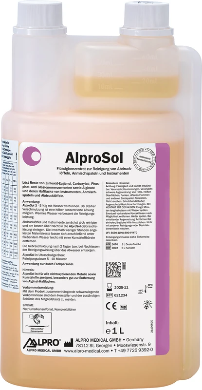Dosierflasche 1 Liter, orange