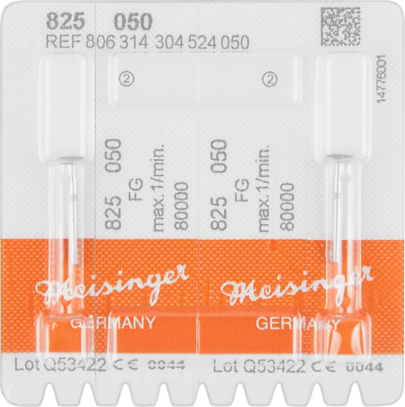 Packung 2 Stück blau mittel, HP, Figur 304 Linse, 0,8 mm, ISO 050 Packung 2 Stück blau mittel, HP, Figur 304 Linse, 0,8 mm, ISO 050