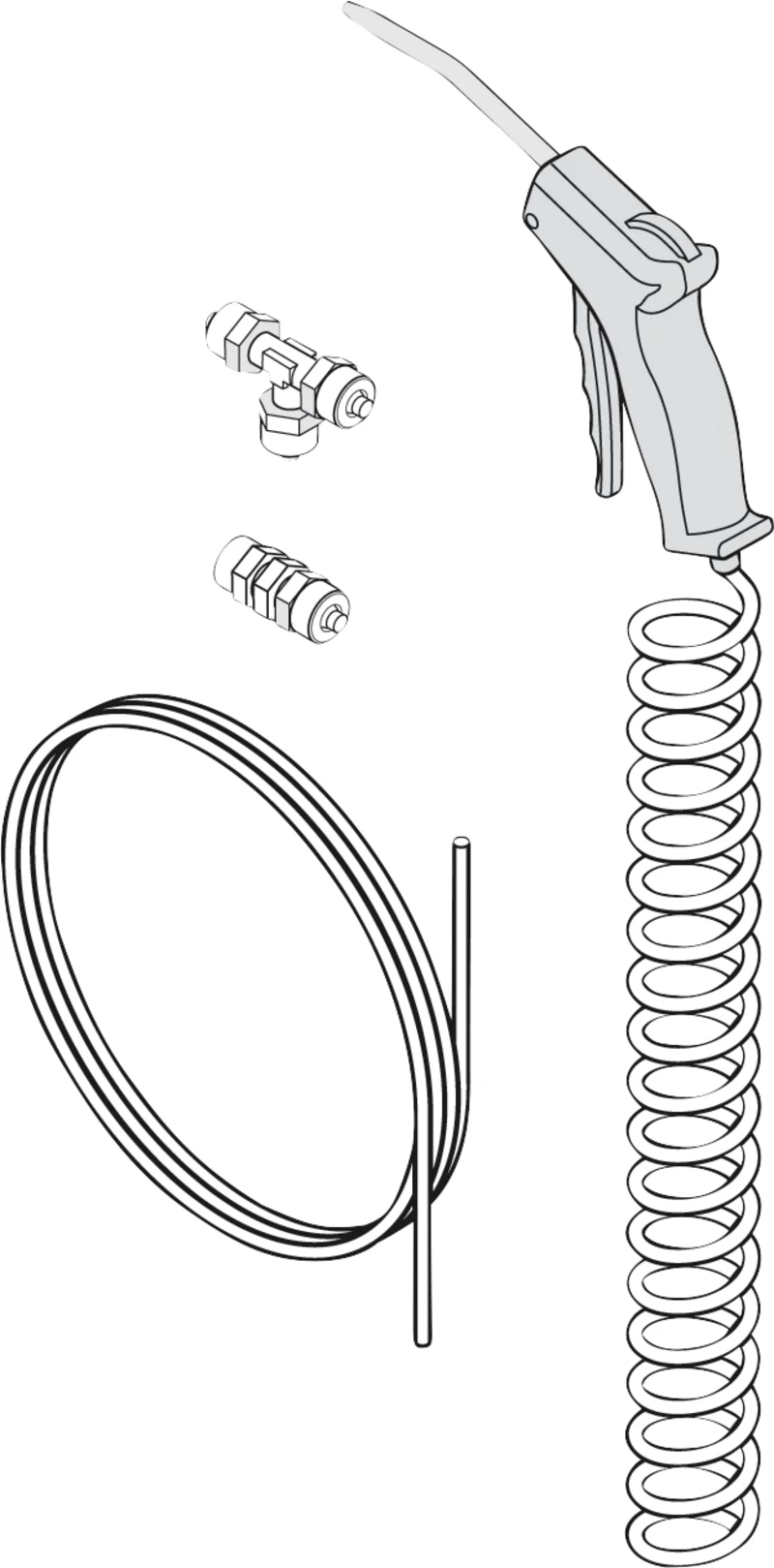 106245 - Sprühpistole Set - Packung inklusive Zubehör