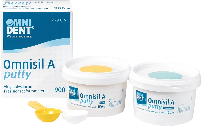Packung 2 x 450 ml Knetmaterial (gelb, grau)