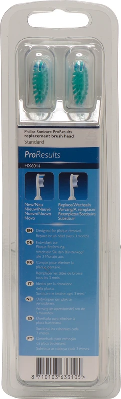 102064 - sonicare ProResults Ersatzbürsten - Packung 4 Stück Standard