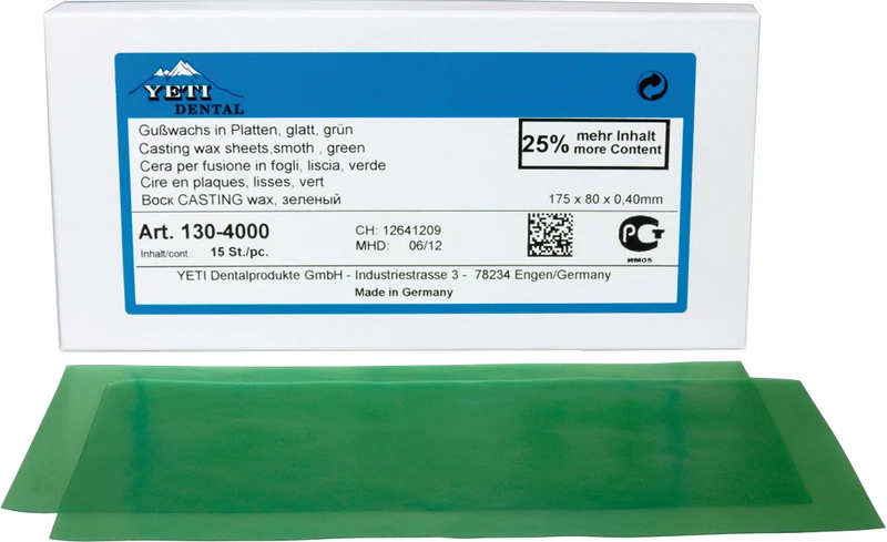 Packung 15 Stück, Stärke 0,4 mm