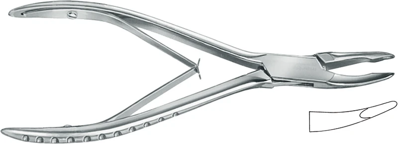 98550 - Hohlmeisselzange nach Friedmann - Stück 23-801-14-07, 135 mm