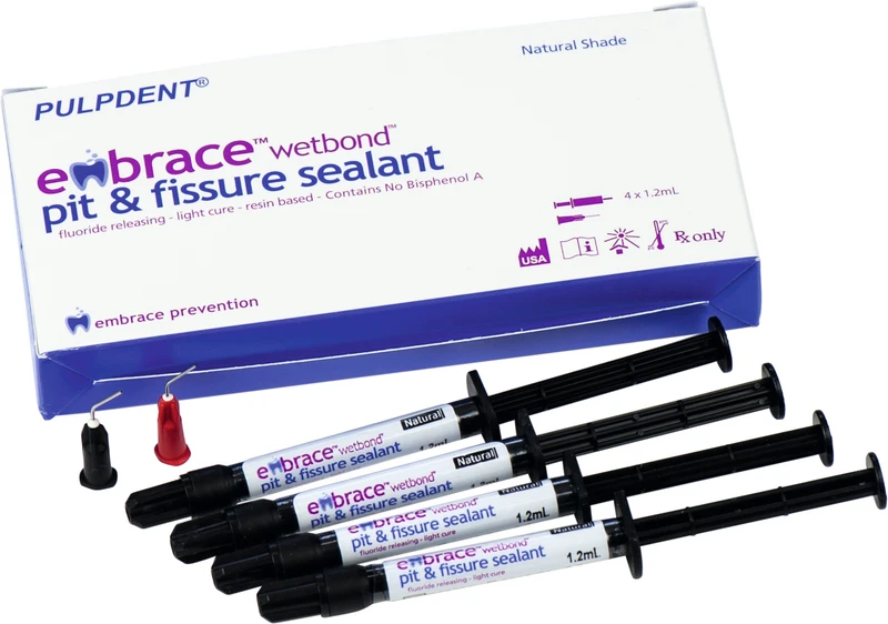Packung 4 x 1,2 ml Spritze Sealant Natural Shade, 20 Applicator-Tips Packung 4 x 1,2 ml Spritze Sealant Natural Shade, 20 Applicator-Tips