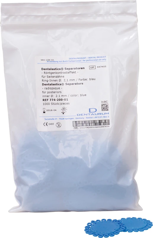 Packung 1.000 Stück blau Packung 1.000 Stück blau