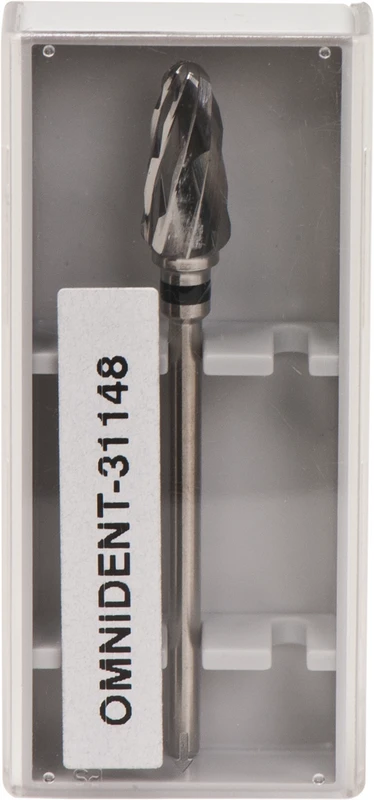 31148 - Omni HM-Fräser Schliff 55 - Stück kreuzverzahnt, schwarz supergrob, HP, Figur 274, 14 mm, ISO 060