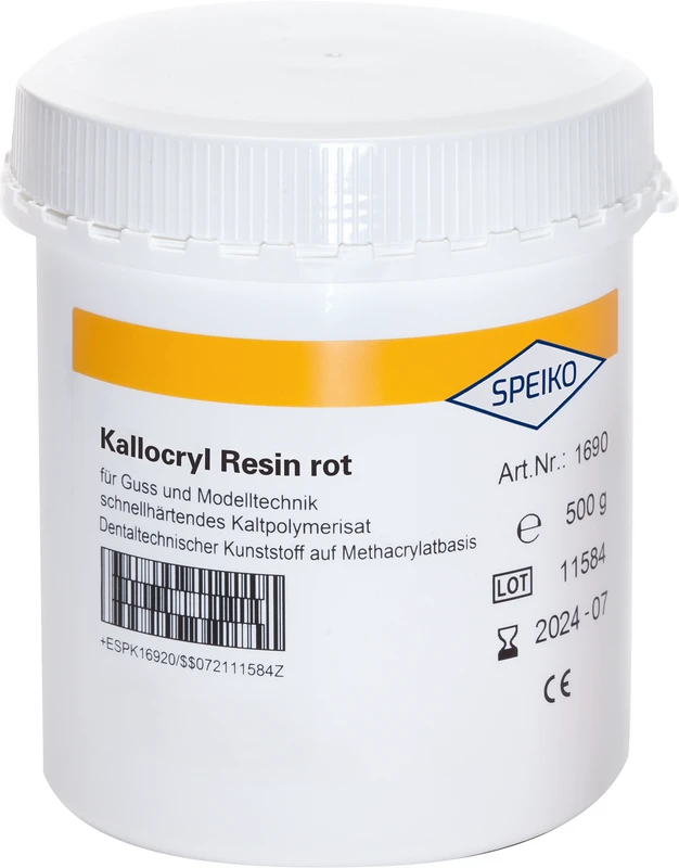 Flasche 500 g Pulver rot