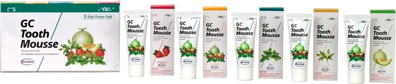 40177 - GC Tooth Mousse™ - Box 5 x 40 g sortiert