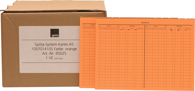 Packung 200 Stück orange