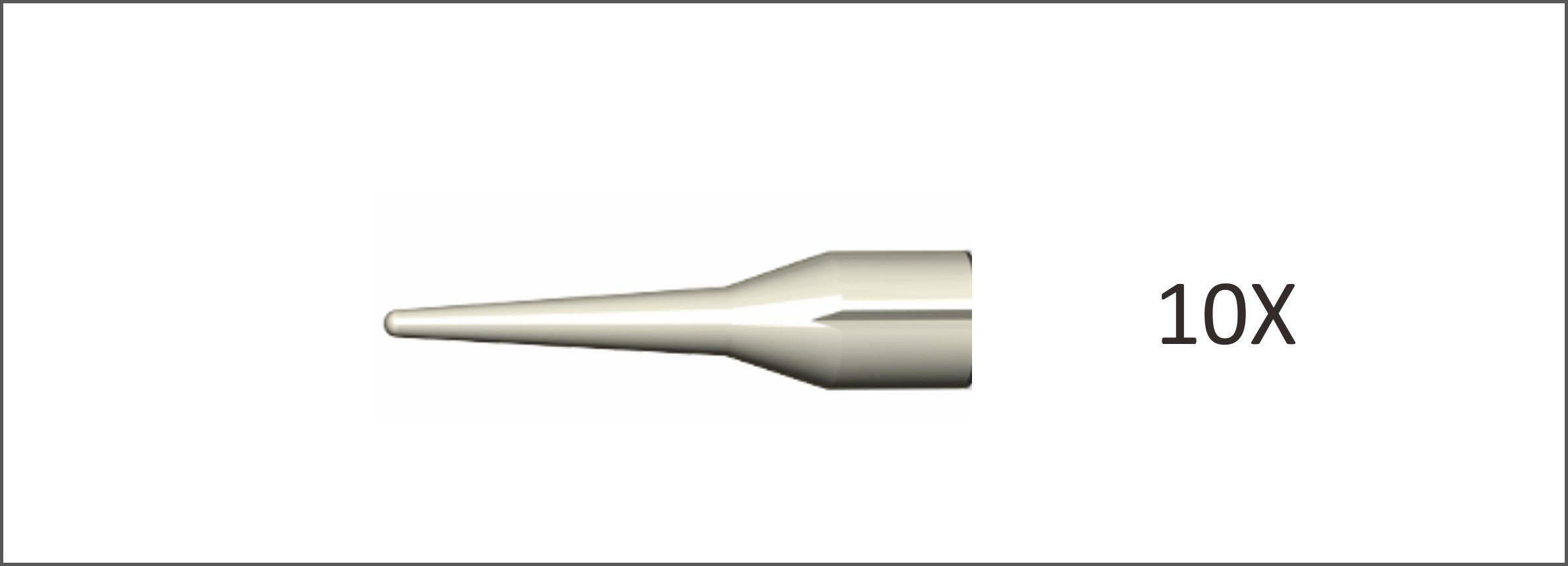  Packung, Ersatz PEEK-Spitzenpackung mit 10 Stück 