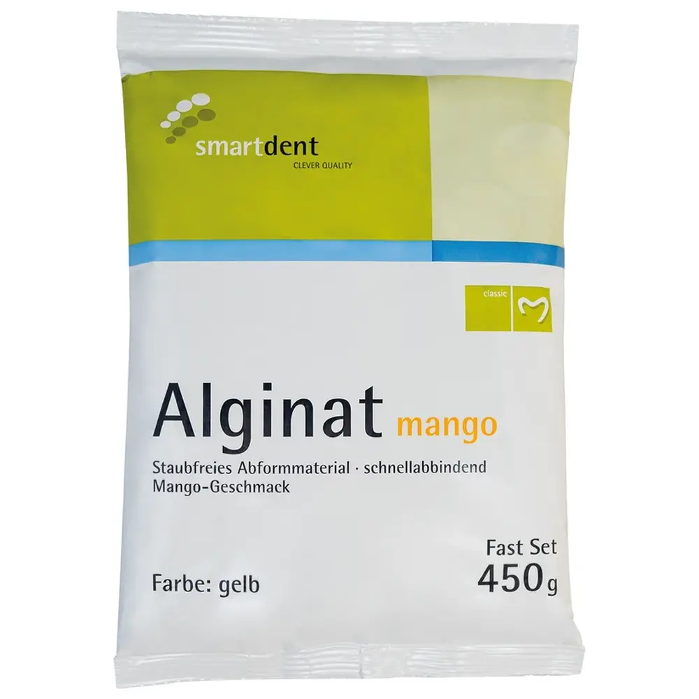 Beutel 450 g schnellhärtend, mit Mangogeschmack, orange/rot zu gelb