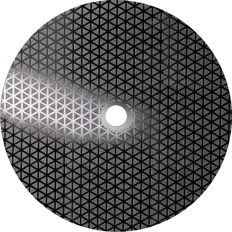 61584 - Diamantschleifscheiben - Stück 1 Teildiamantschleifscheibe DELTA inklusive 1 Alu-Träger 8 mm, Ø 250 mm