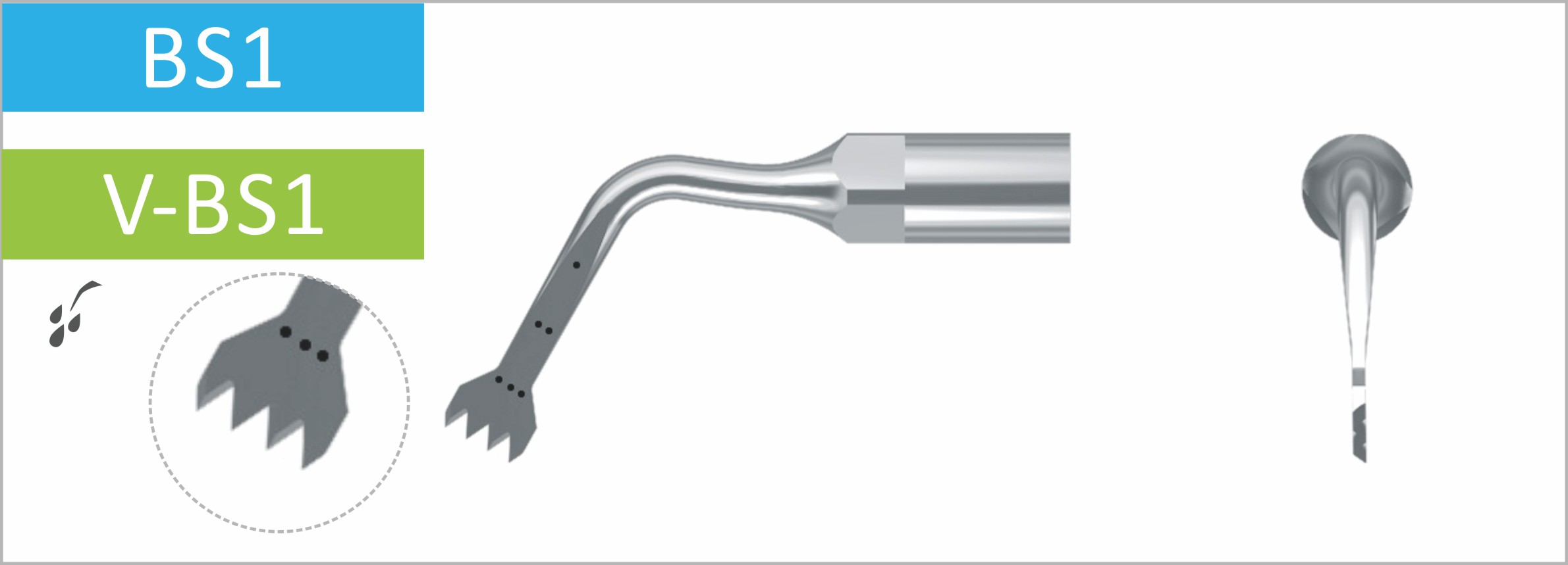  Stück, BS1 Kortikale Knochensäge (4 Zähne). 