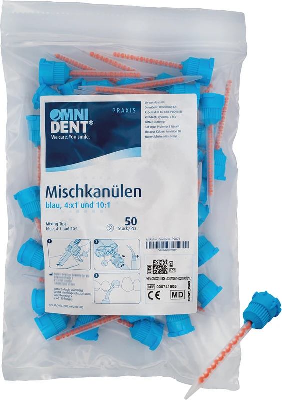 Beutel 50 Stück blau 4:1 / 10:1 Beutel 50 Stück blau 4:1 / 10:1