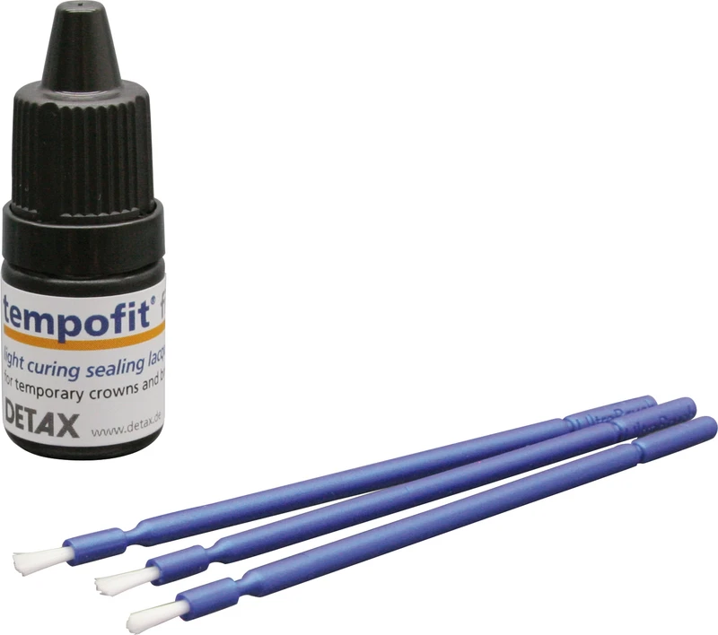 Packung 4 ml Flasche, 10 Einmalpinsel blau-metallic