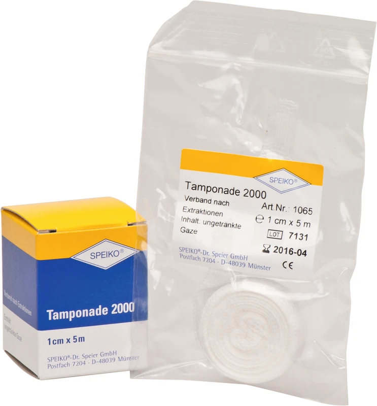 50165 - Tamponade 2000 ungetränkt - Packung 5 m Tamponade 1 cm