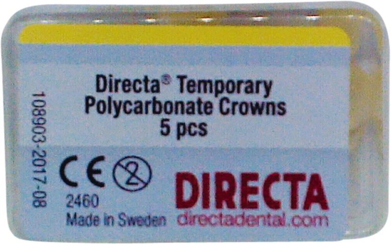 Packung 5 Kronen opak Nr. 30, für Eckzähne, links Packung 5 Kronen opak Nr. 30, für Eckzähne, links