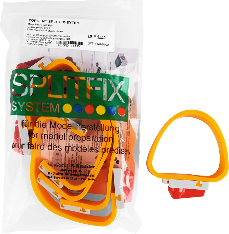 Packung 5 Stück gelb