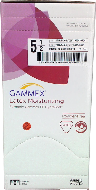 Packung 50 Paar puderfrei, natur, Größe 5,5 Packung 50 Paar puderfrei, natur, Größe 5,5