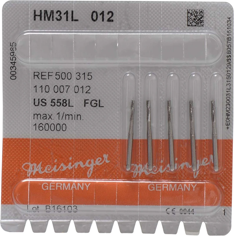 53971 - HM-Bohrer 31L - Packung 5 Stück FGL, Figur 110, 6,3 mm, ISO 012