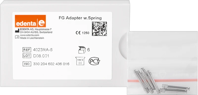 24049 - Adapter FG - Packung 6 Stück mit Feder, FG, ISO 016