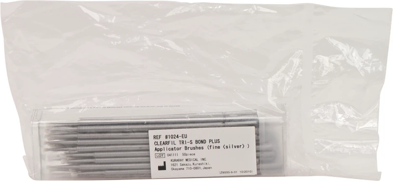 100077 - CLEARFIL Applicator Brushes - Packung 50 Stück silber, fein
