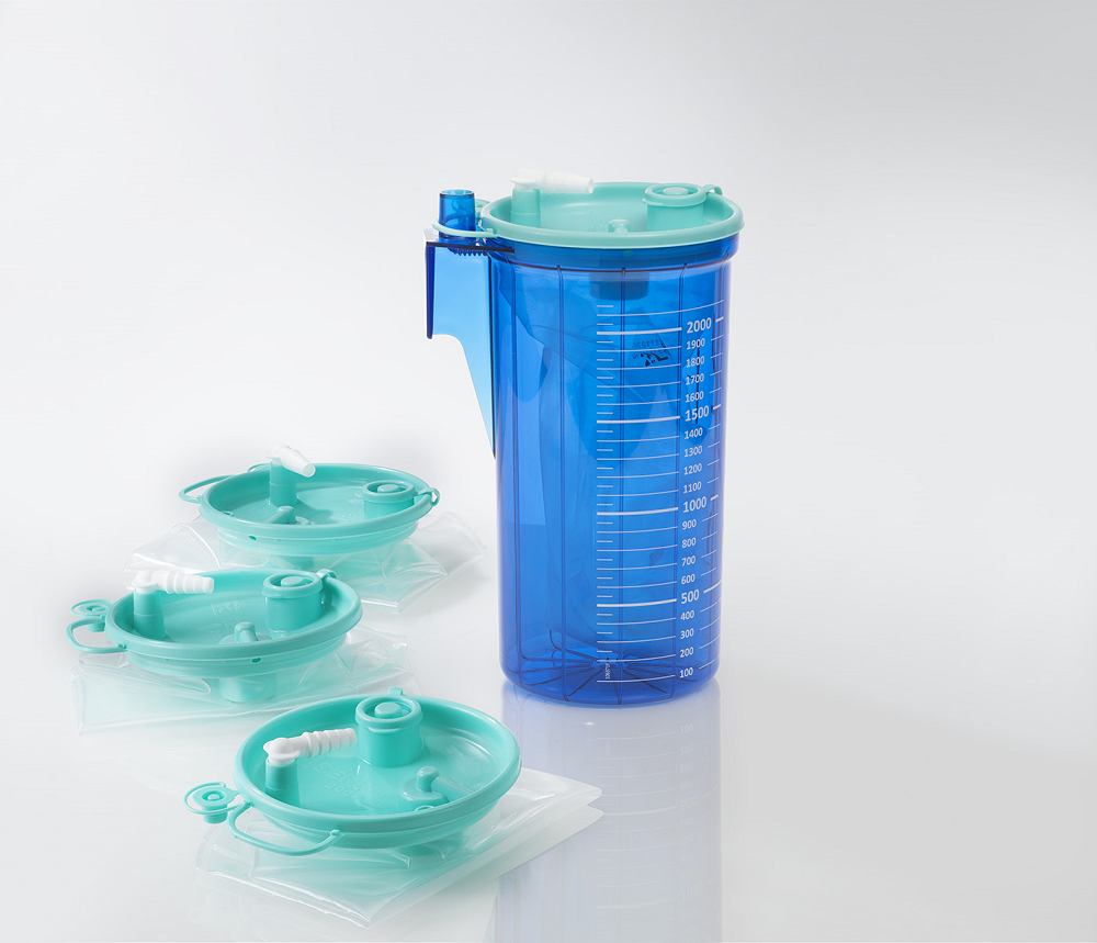  mit 2-Liter-Behälter für Einwegbeutel 