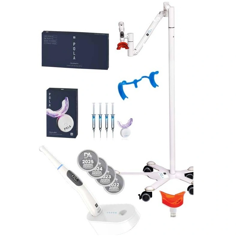 Kit 1 Pola Rapid 6% 3 Spritzen Kit, 3 Pola Light 6% HP, 1 Radii Xpert LED, Zubehör