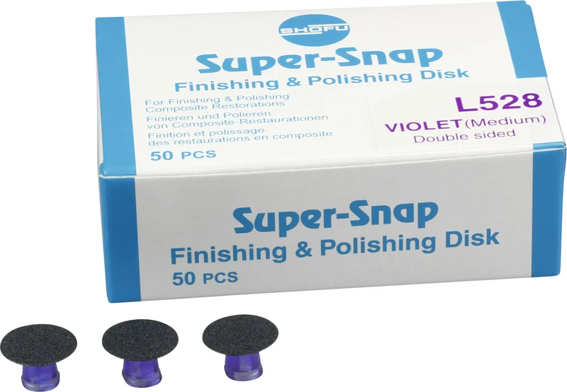 Nachfüllpackung 50 Scheiben, violett, Körnung mittel, Beschichtung beidseitig