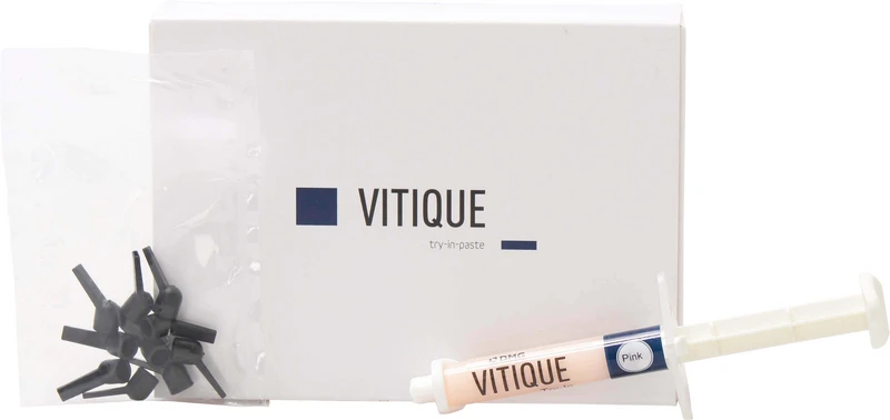 Spritze 3,9 g Try-In-Paste pink, 10 Veneer-Tips