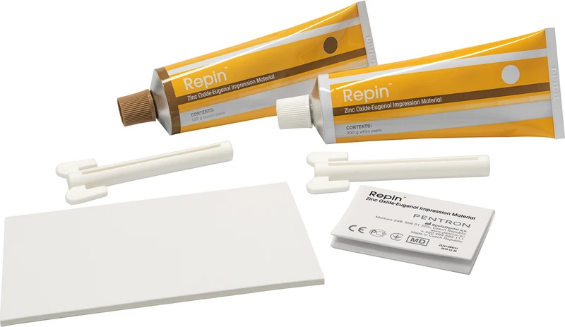 Packung Impressionspaste 300 g weiß, 125 g braun, 1 Mischblock, 1 Tubenroller