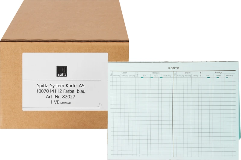 Karton 200 Stück blau