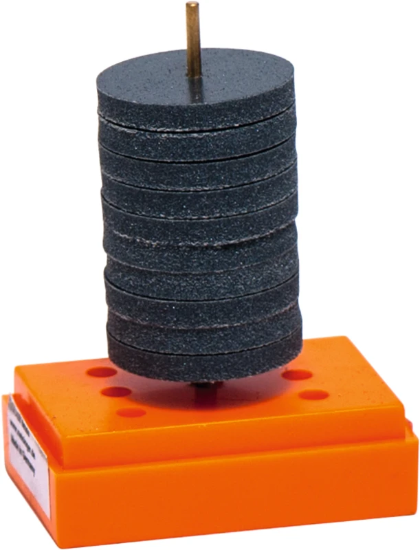 Packung 10 Stück unmontiert, schwarz grob, Figur 372, 3 mm, ISO 220